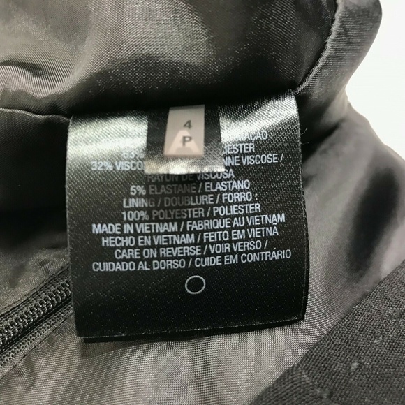 SOLD T Tahari Black Mini Pencil Skirt - Picture 6 of 6